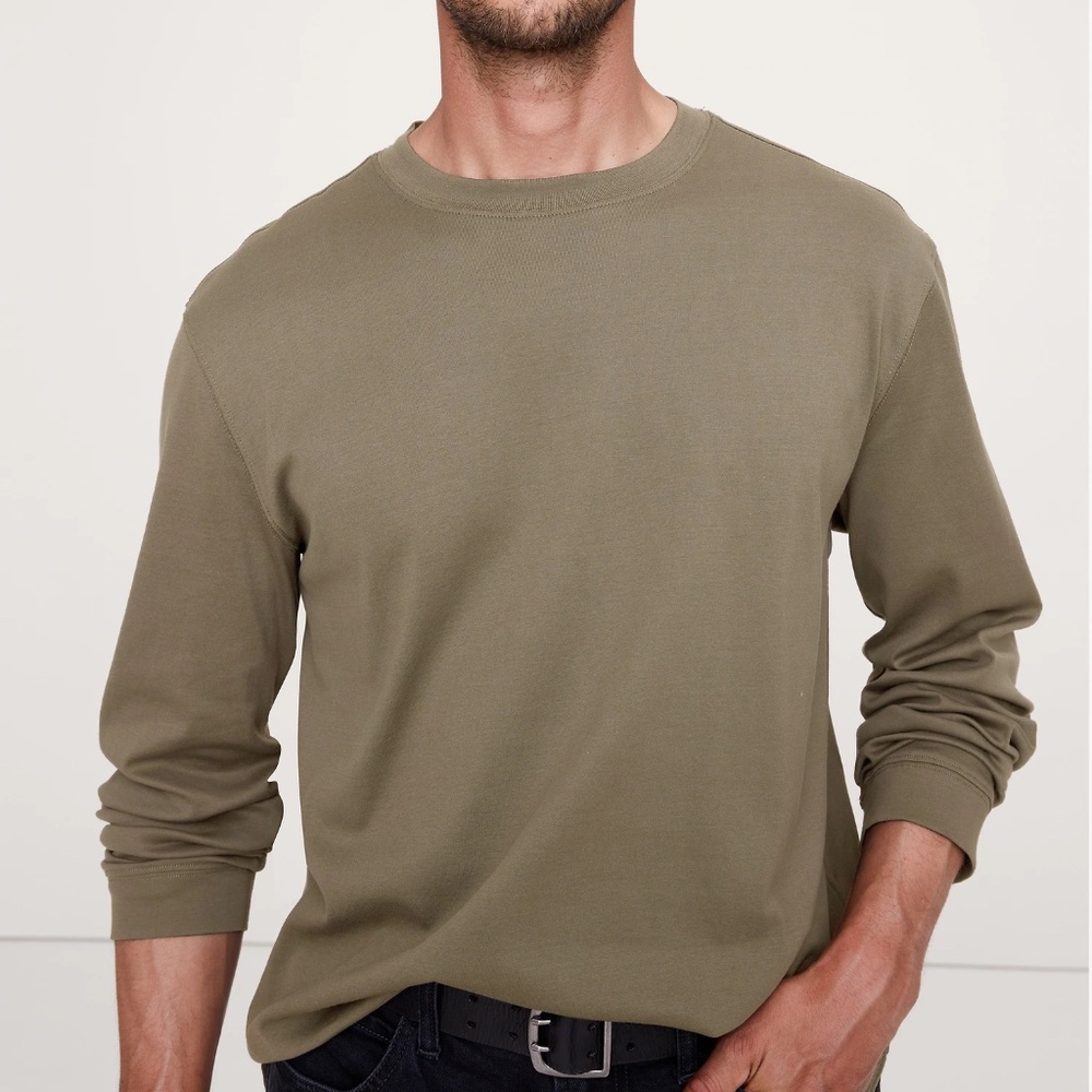 Banana Republic | Men’s | Olive Green Long Sleeve Knit | Size S